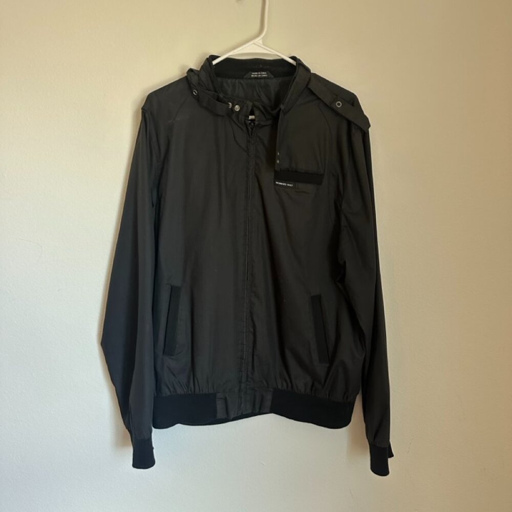 Members Only Classic Bomber Jacket – Black, XL